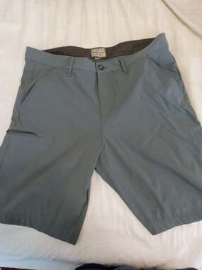 Weatherproof Men's Size 36 Trail Shorts Packable Hybrid Quick Dry Shorts